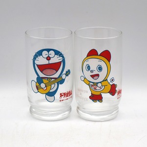 ドラえもん・三ツ矢サイダー・グラス2個セット・ノベルティ・No.210912-052・梱包サイズ60
