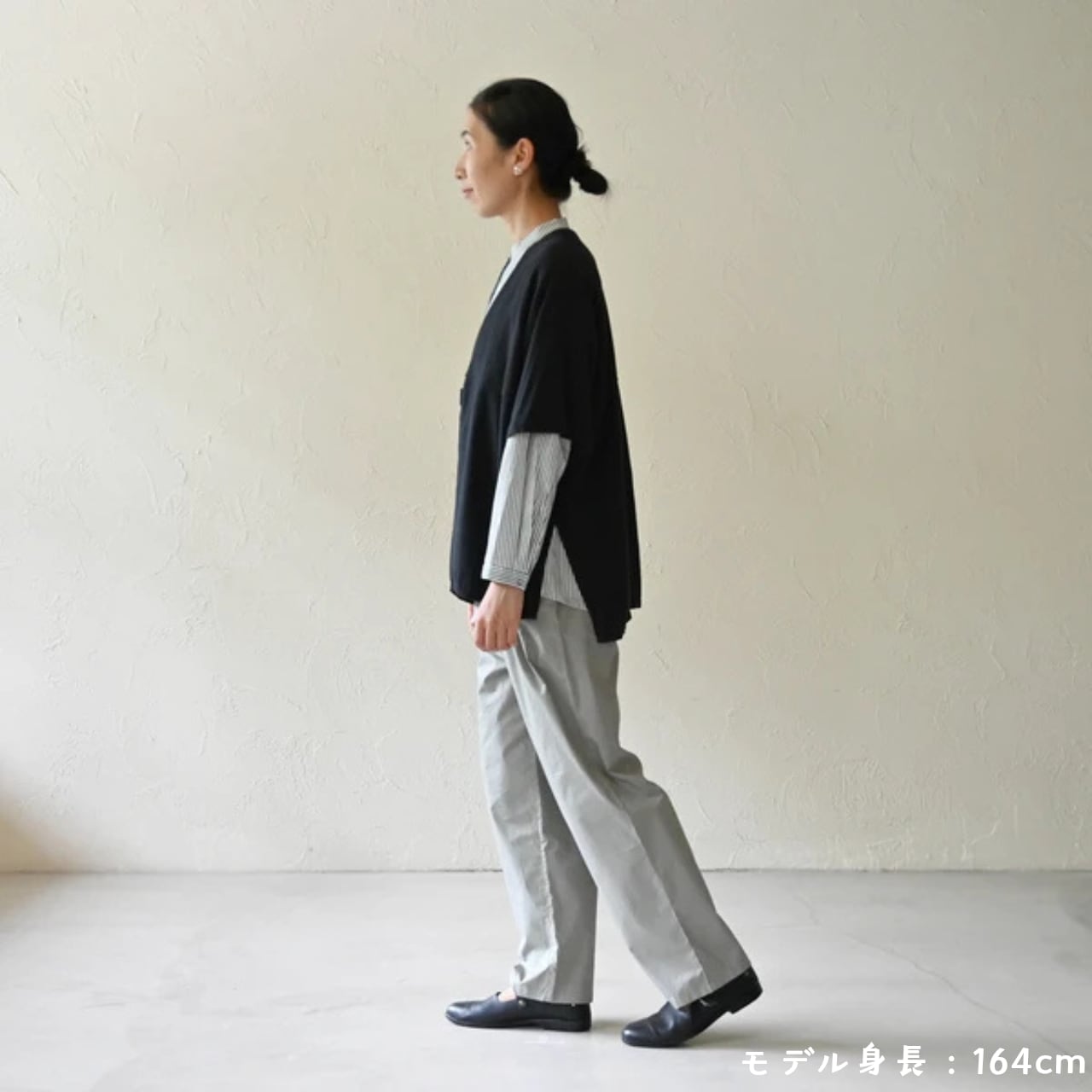 【sisam】フロントタイカーデ|オーガニックコットン