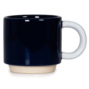 Skittle Stacking Mug - Indigo & White