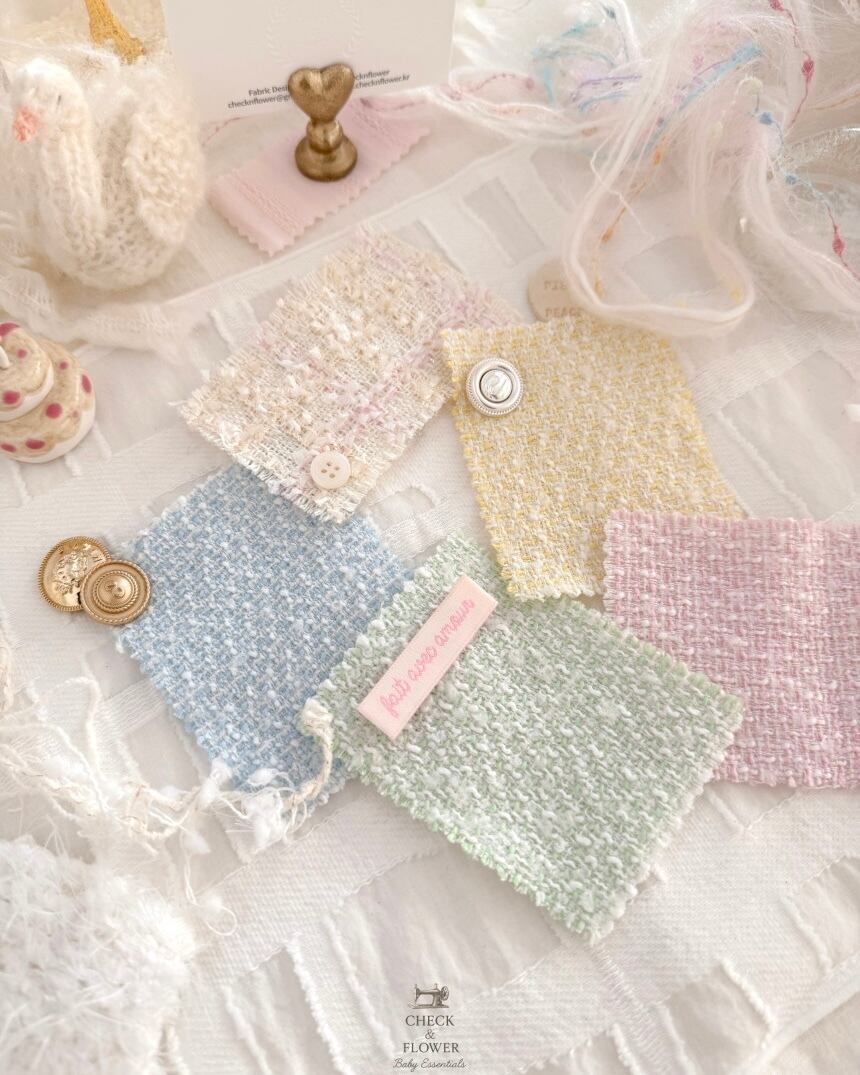 【期間限定販売】ソルベ ブリングブクル ツイード生地 26SS