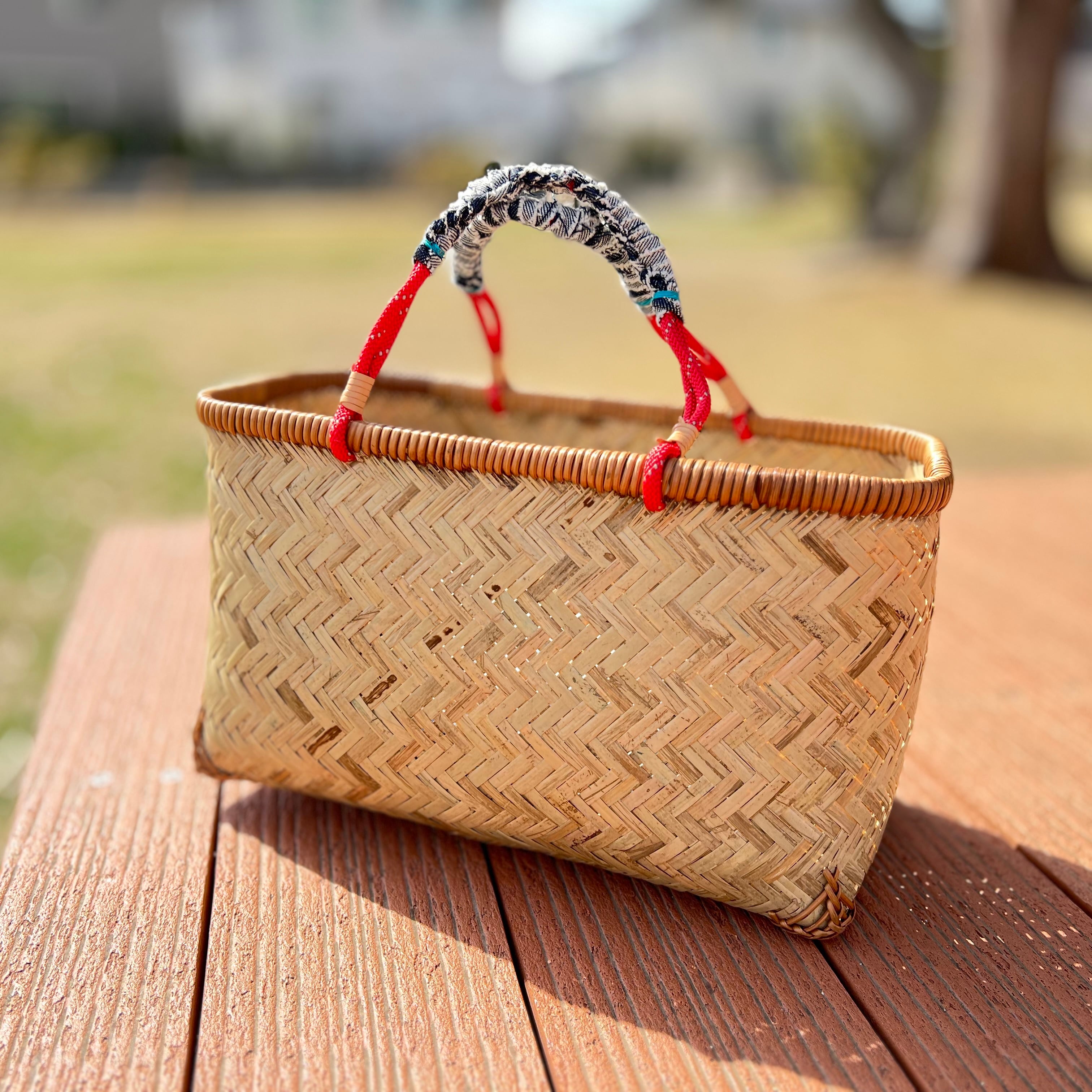 温泉かごバッグ 市場かご