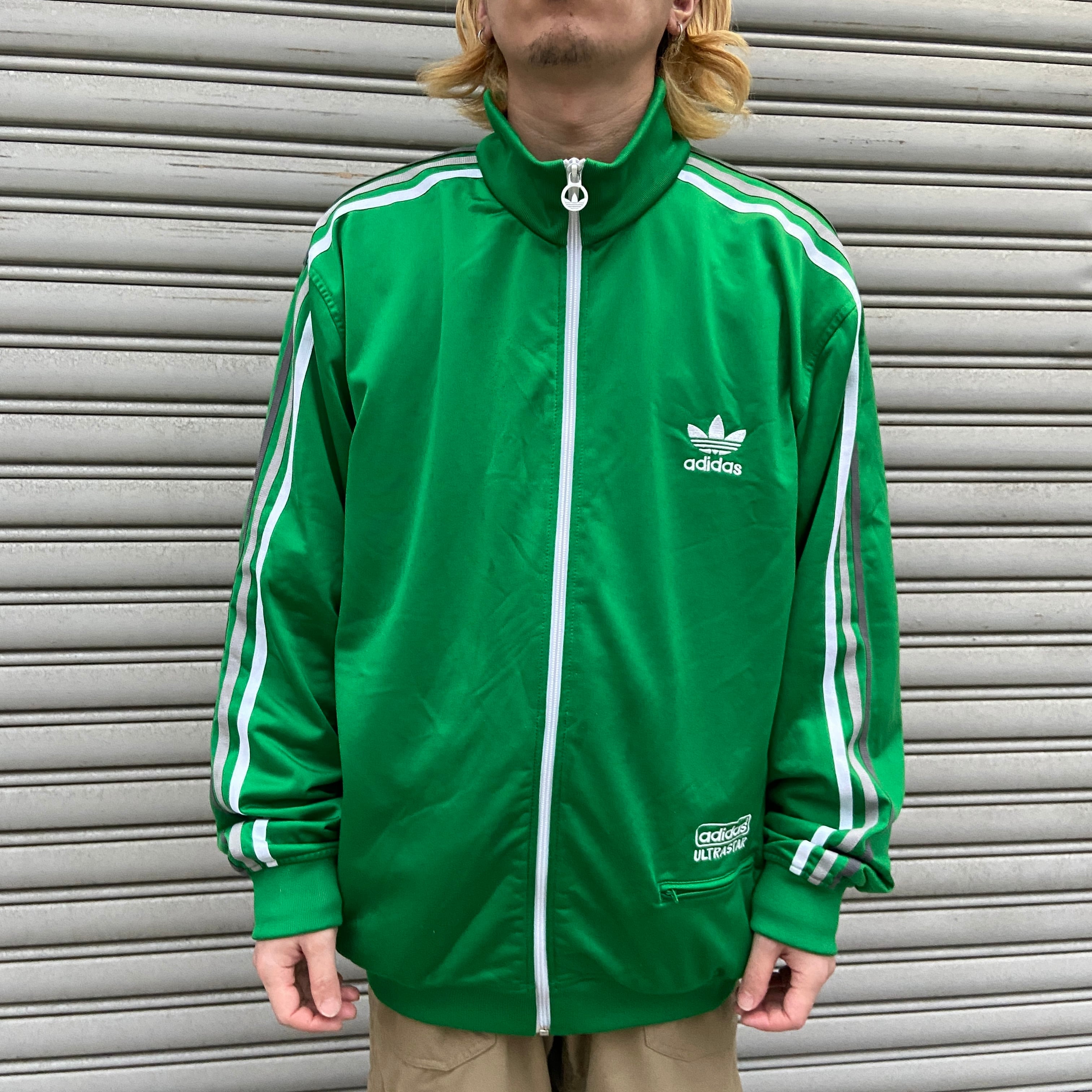 希少カラー adidas トラックジャケットZIP ブルゾン