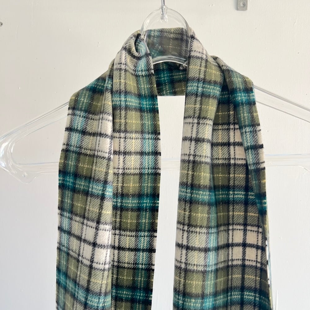 AURALEE/オーラリー・CASHMERE CHECK LONG STOLE | a flat shop