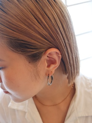 design hoop pierced eariings【133】