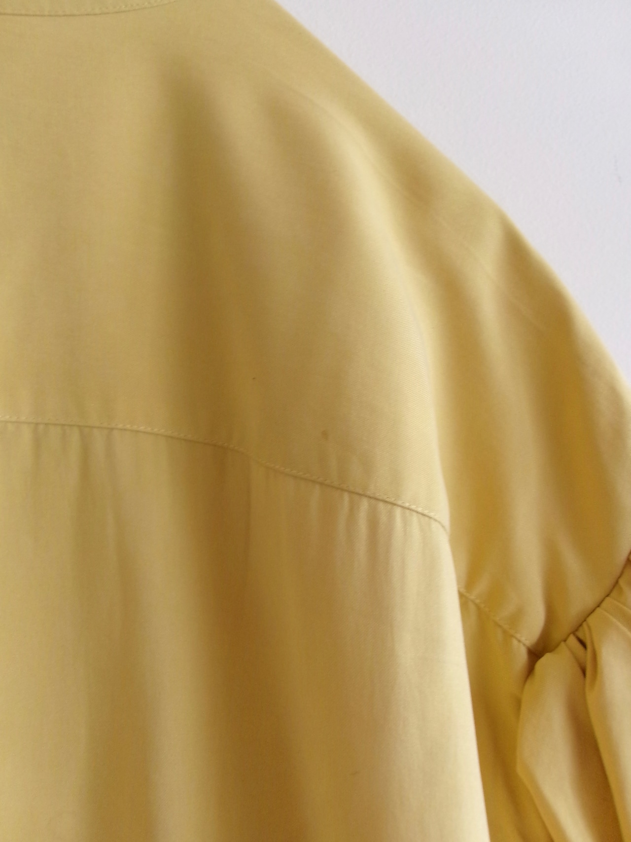 “ASTER” Silk Puff sleeve hand remake shirts