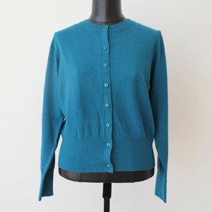 RINACIMENTO セルリアンブルークルーネックカーディガンITALY ： ¥15,000＋tax