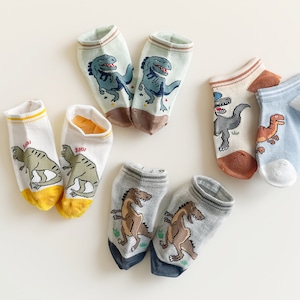 Dinosaur baby socks 恐竜ベビーソックス(5足セット)