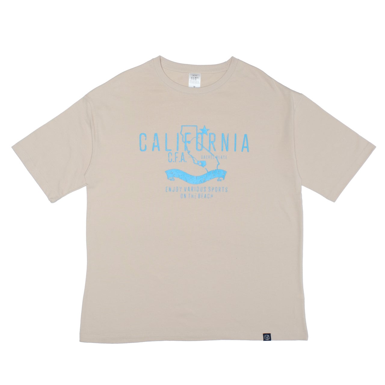 “CFA” ルーズフィットコットンTシャツ(2色)
