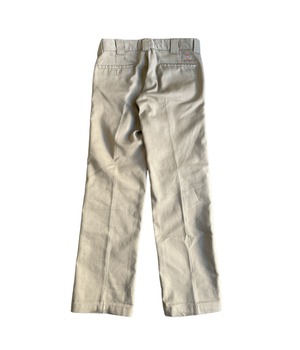 USED DICKIES WORK PANTS -BEIGE-