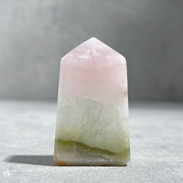 ピンクアラゴナイト×カリビアンブルーカルサイト タワー11◇ Pink Aragonite×Caribbian Blue Calcite ◇天然石・鉱物・パワーストーン