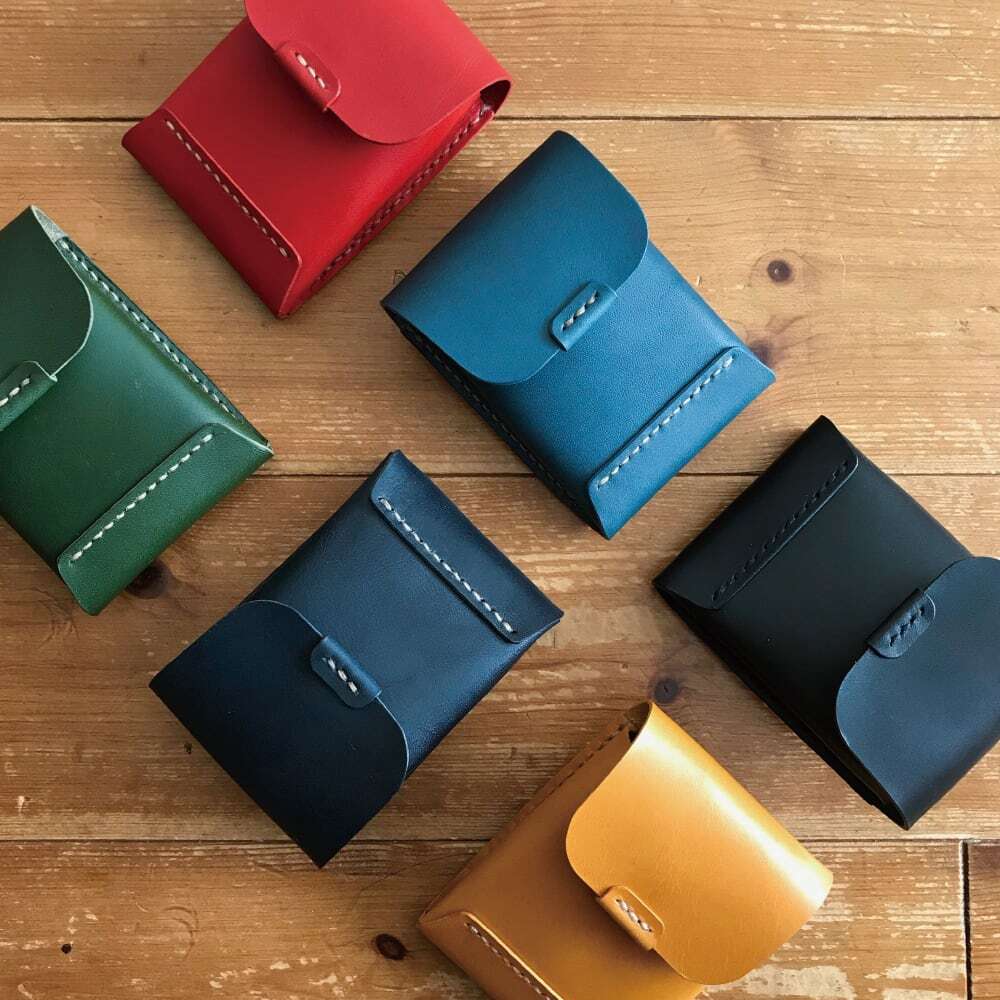 腰からぶら下げるカードポーチ 全5色 Atelier Sabo 日常に彩りを 心躍る革小物