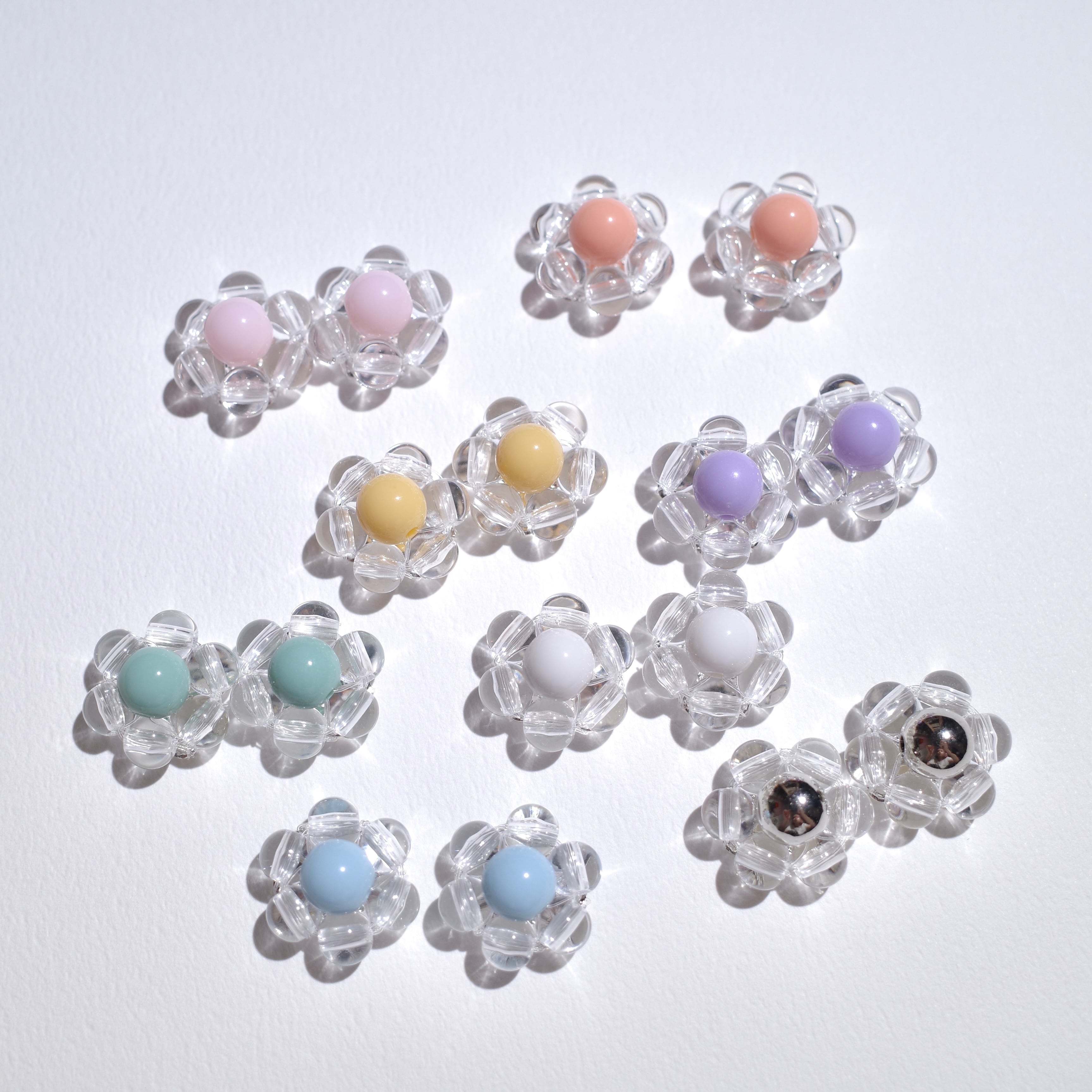 fui pure mini earring(pierce)- clear -