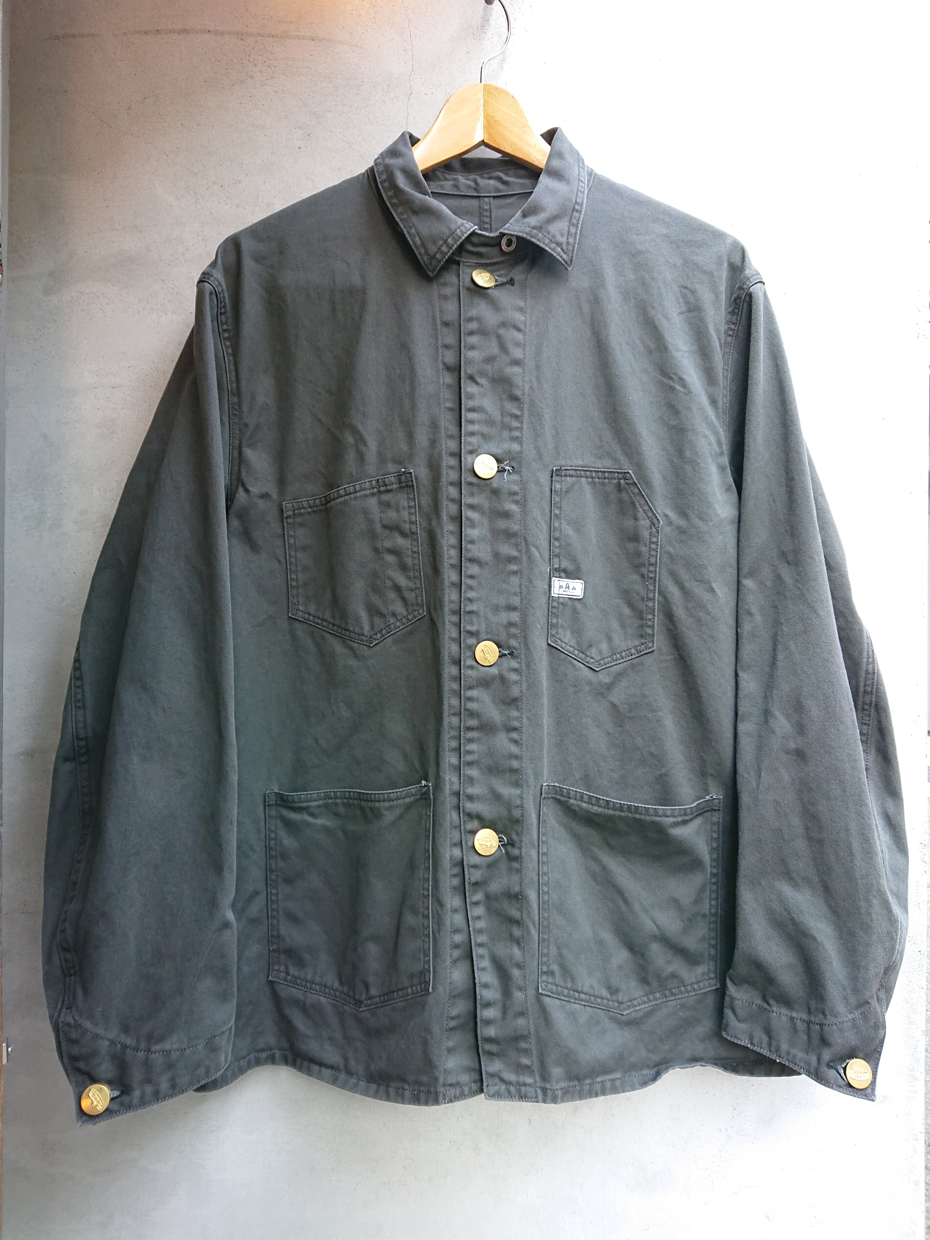 BAA COSTUME MFG. "RAILROADER COAT" Black Color