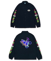 Slow Squad International "Mamachari Neon Cotton Coach Jacket"