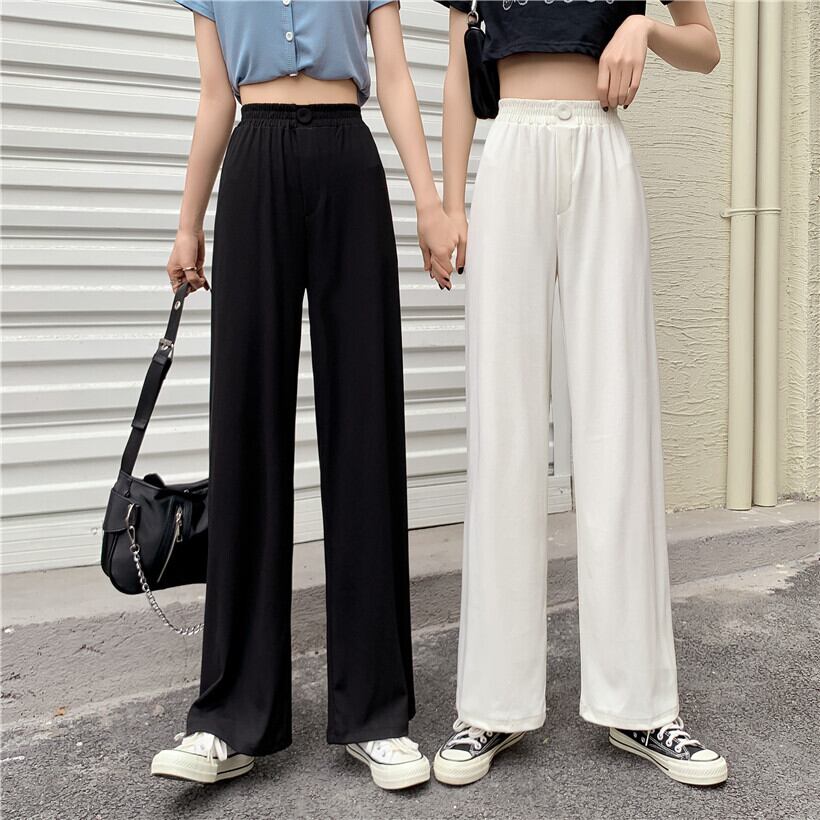 パンツ サマー薄手ハイウェストカジュアル 夏物 ドラファッションホール12141207523