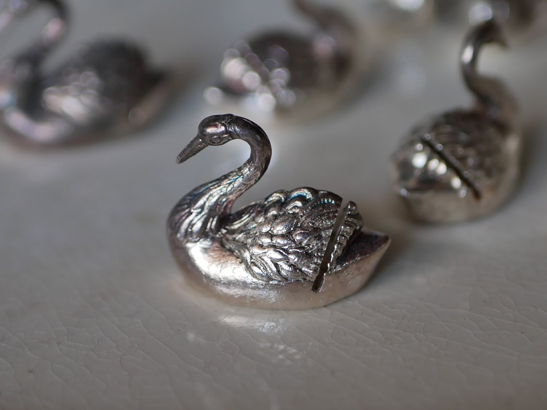 スワン カードホルダー フランスアンティーク ブロカント | フランス