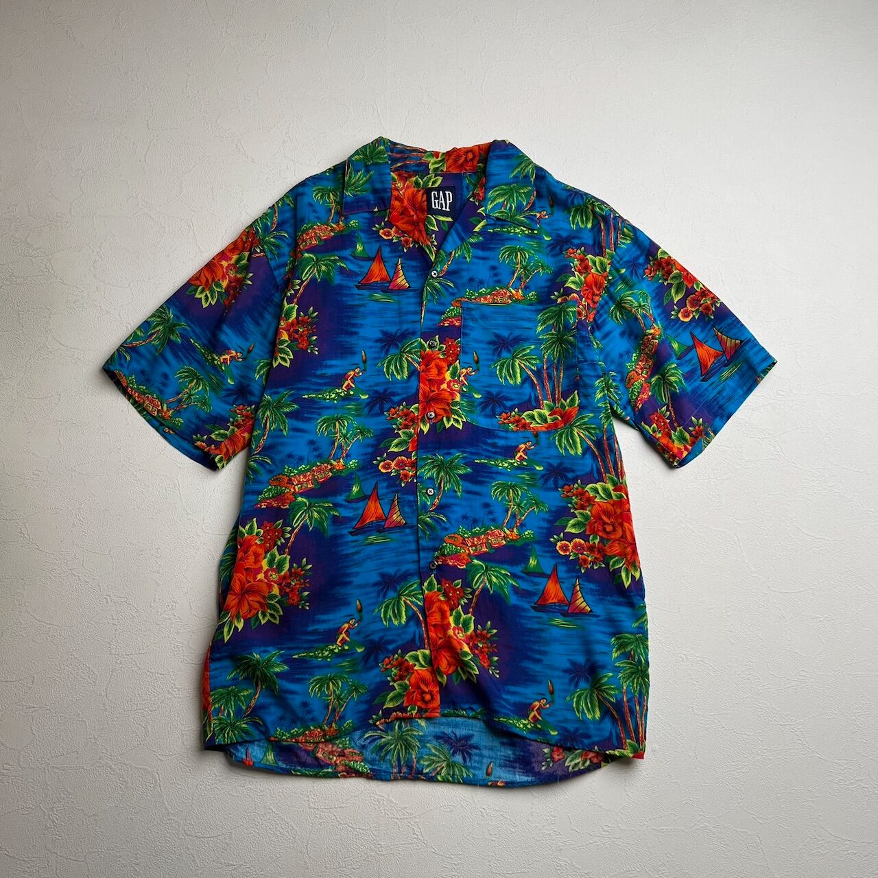 90s Ralph ラルフローレン JAVA キューバシャツ 半袖シャツ パープル