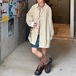 クロシェカラーリボンタックコート ・79148