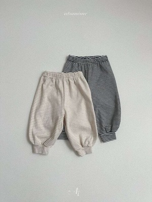 【予約】atomeme  Bunny stripe pants