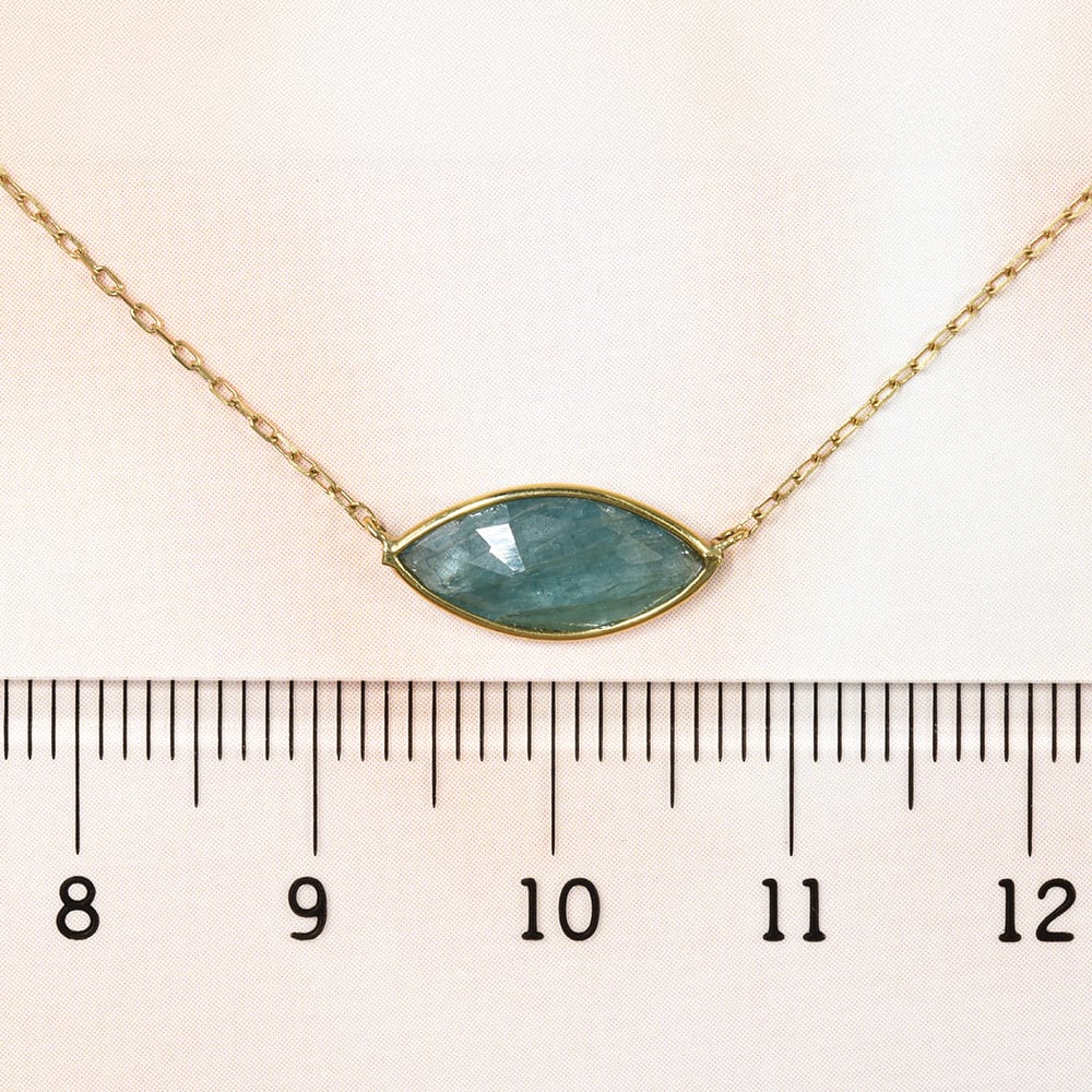 グランディディエライト ペンダント ネックレス K18イエローゴールド