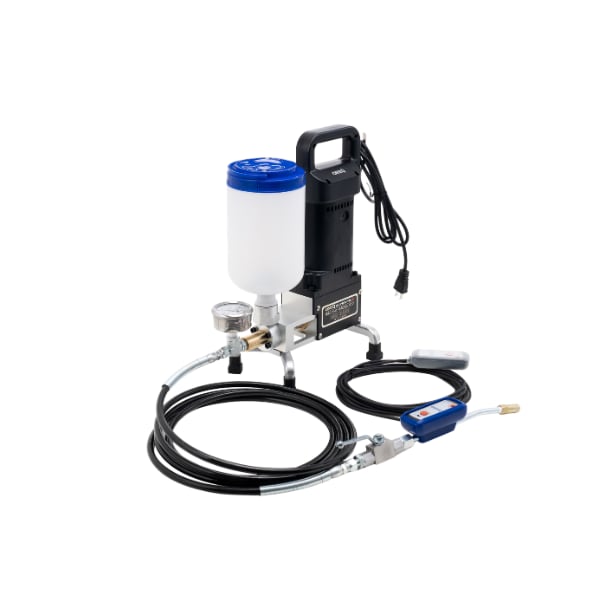 サムウォン工業 ALPHA-10JP シングルラインポンプ 電動注入機 AC100V 550bar対応 エポキシ樹脂 ポリウレタン樹脂 ポリウレタンフォーム系樹脂 4段階圧力制御 無線コントローラー対応 クラック補修用