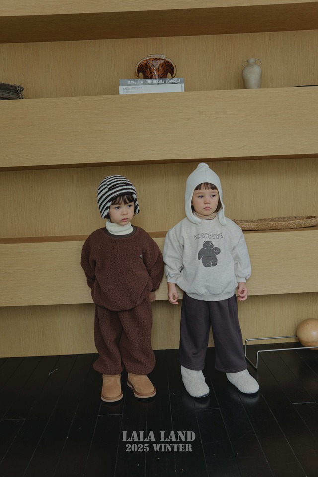 【予約】Stretch Ribbed Minky Pants