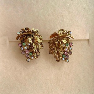 ヴィンテージ　ゴールド　カラー　イヤリング