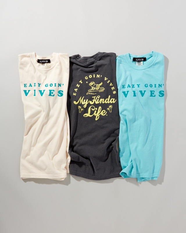 Easy Goin' VIVES ロングTシャツ（アイボリー）