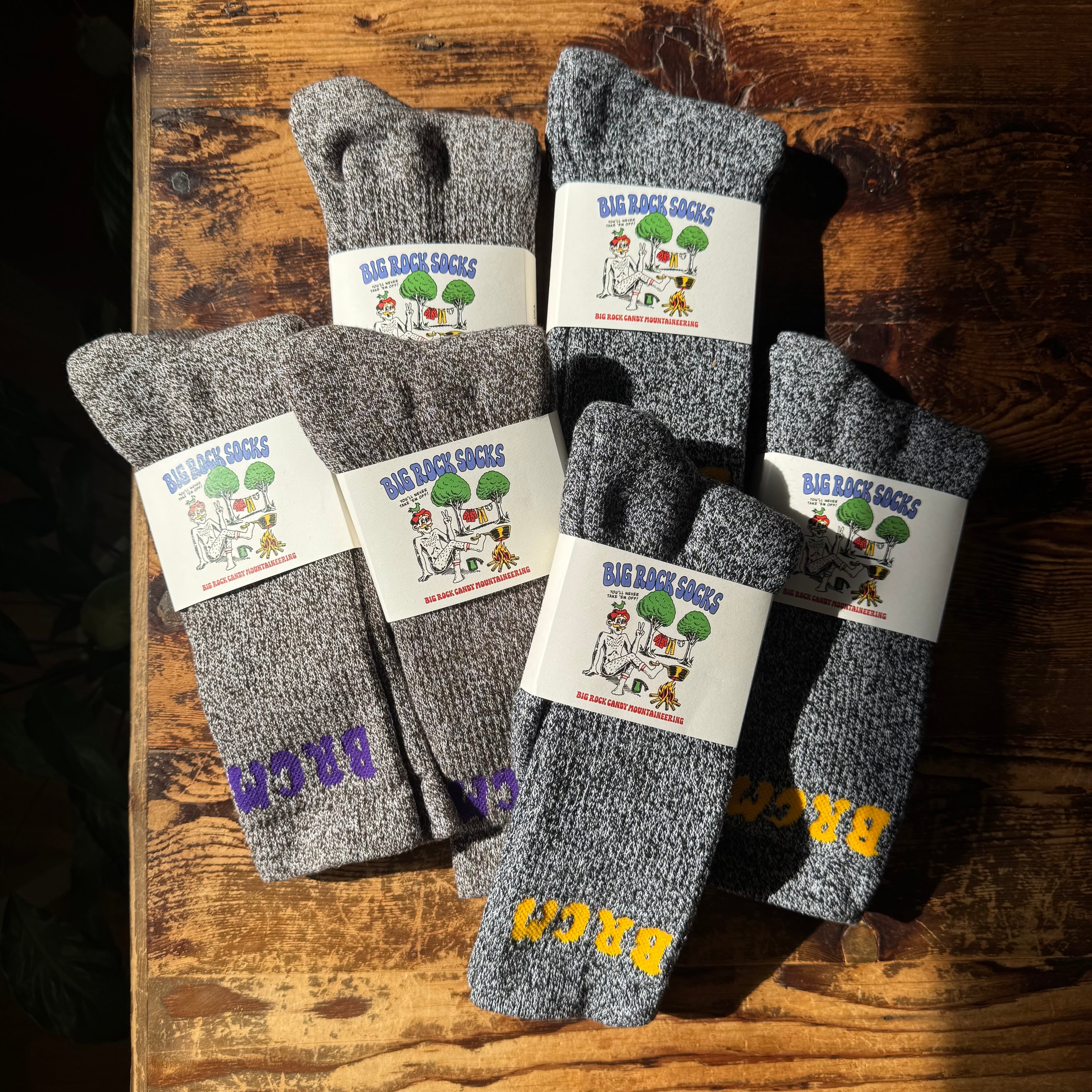 BIG ROCK SOCKS by Big Rock Candy Mountaineering