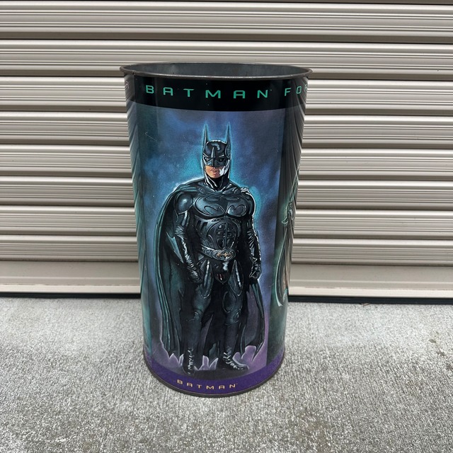 映画『バットマン フォーエヴァー』 メタル製ゴミ箱 1995年製
