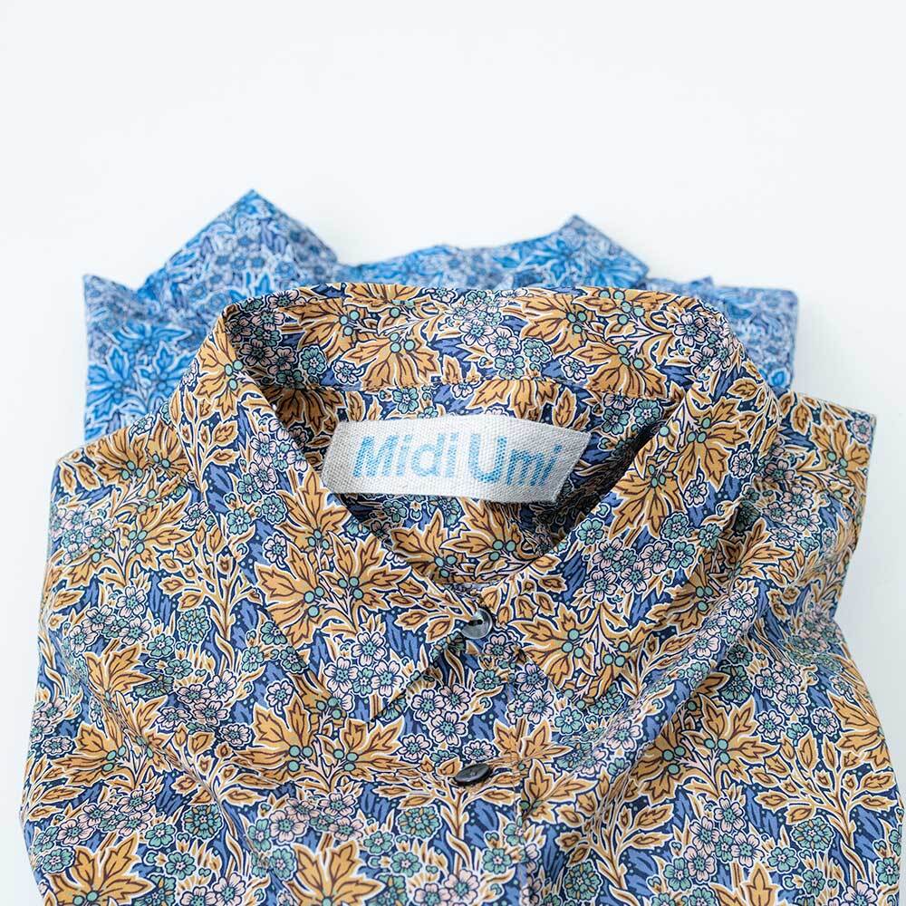 MidiUmi リバティプリントシャツ | LASQ store | ラスクストア