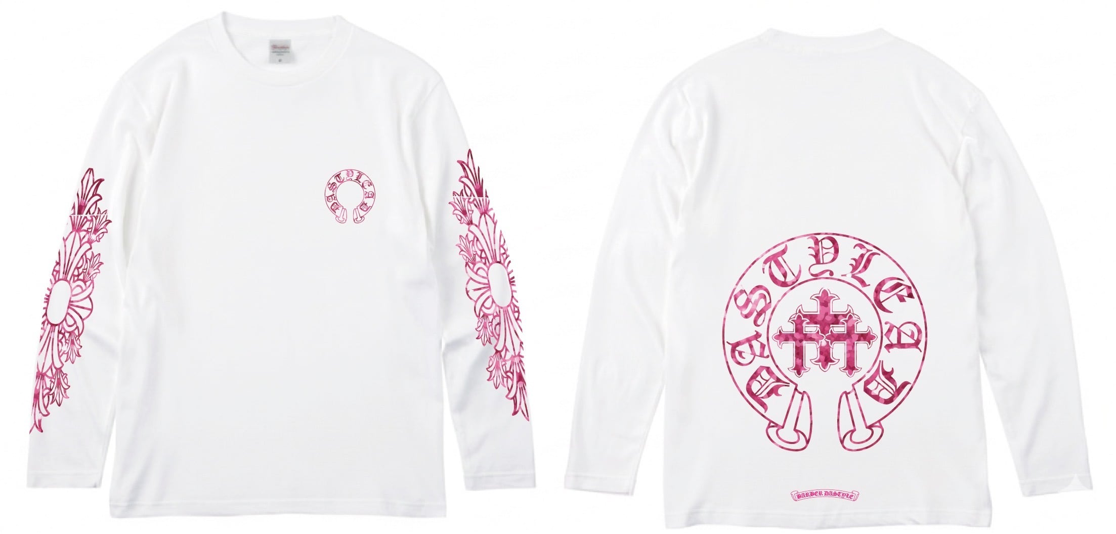 新品 DAstyle グリッター キラキラ ラメ ロンT 長袖 ピンク ラメ | DAstyle