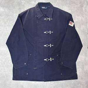 90s Polo Ralph Lauren ファイヤーマンジャケット ネイビー
