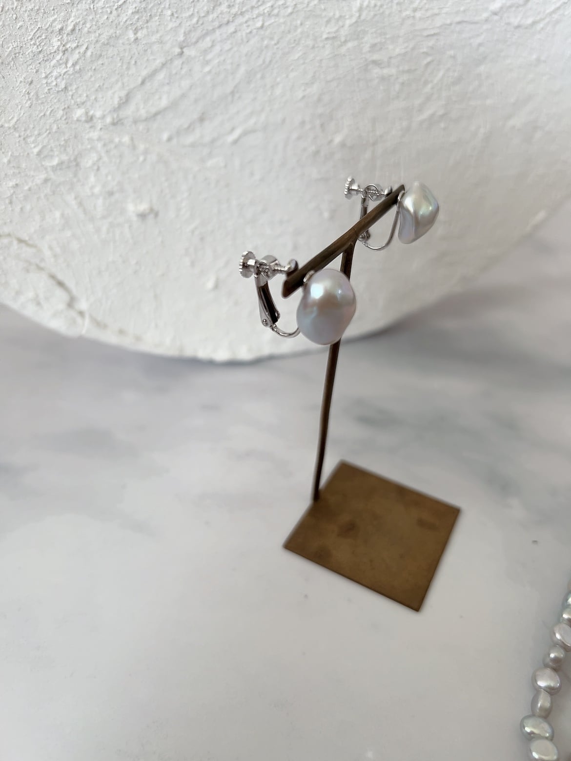 シルバーケシパールピアス・イヤリング | 上品なアクセサリー