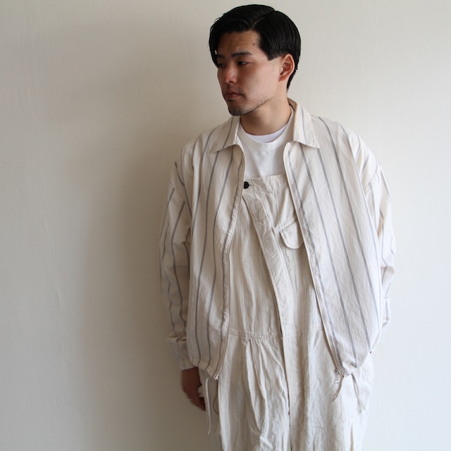 H.UNIT【 mens 】cotton linen kersey easy jacket