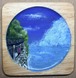 「水面の記憶 ― 夜を宿す海 ―コースター」 “Memories on the Water’s Surface — The Sea That Holds the Night”