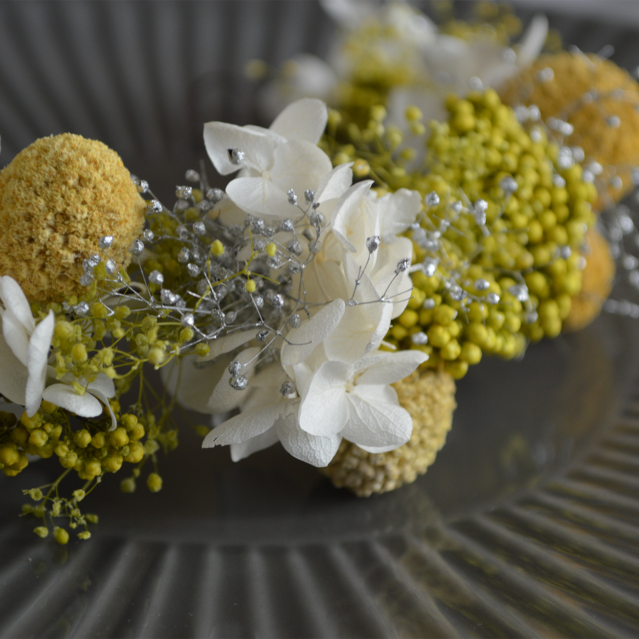 緑のハーフ花冠