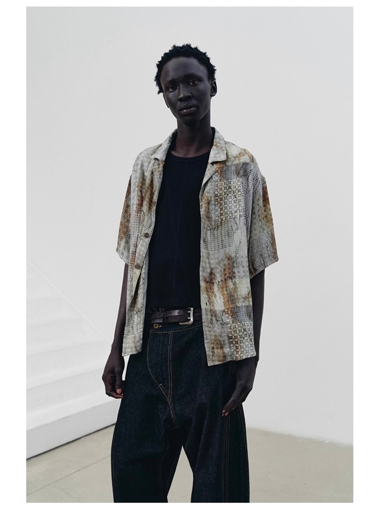 NOT UGLY Botanical Silk Short Shirt