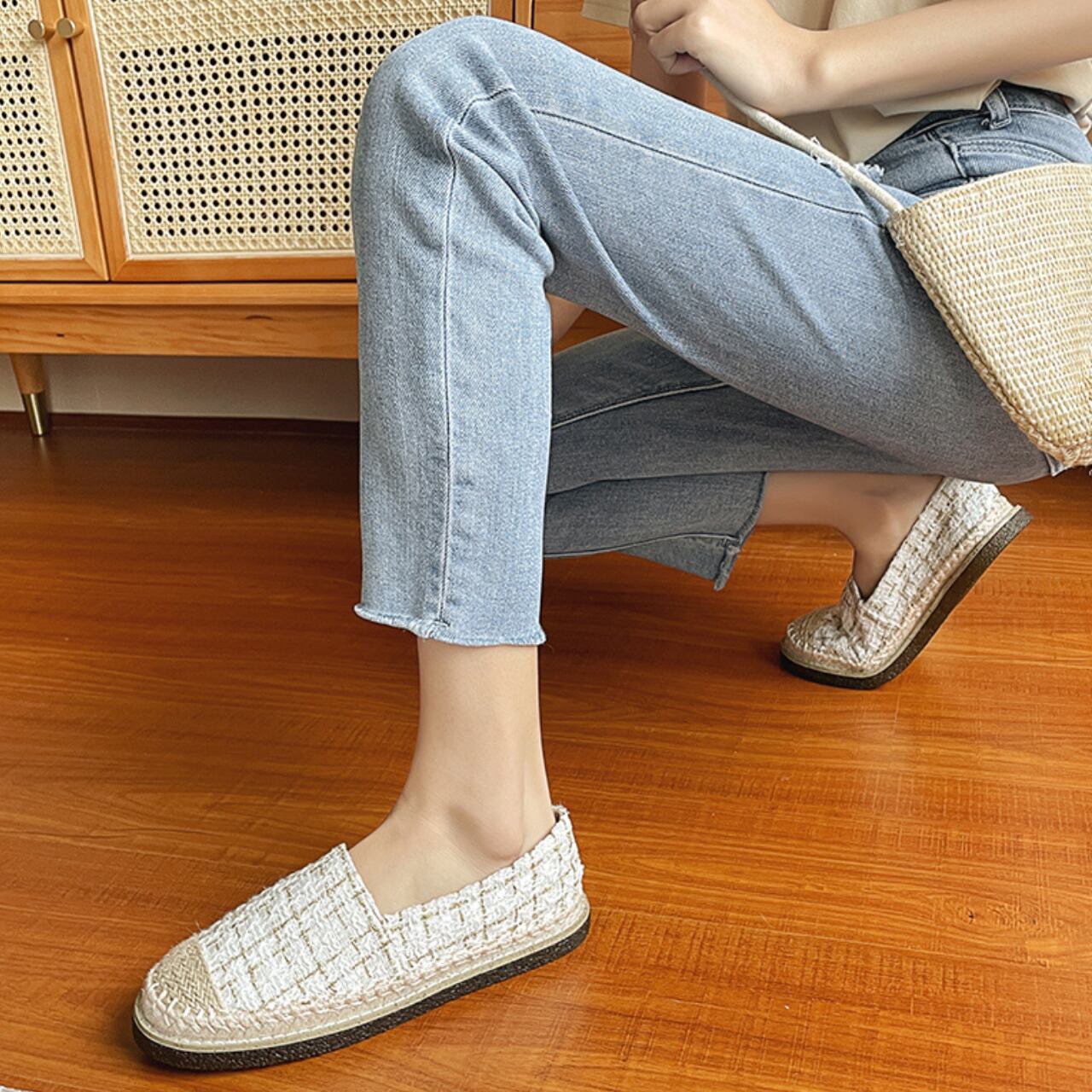 ツイード エスパドリーユ 3color SH18