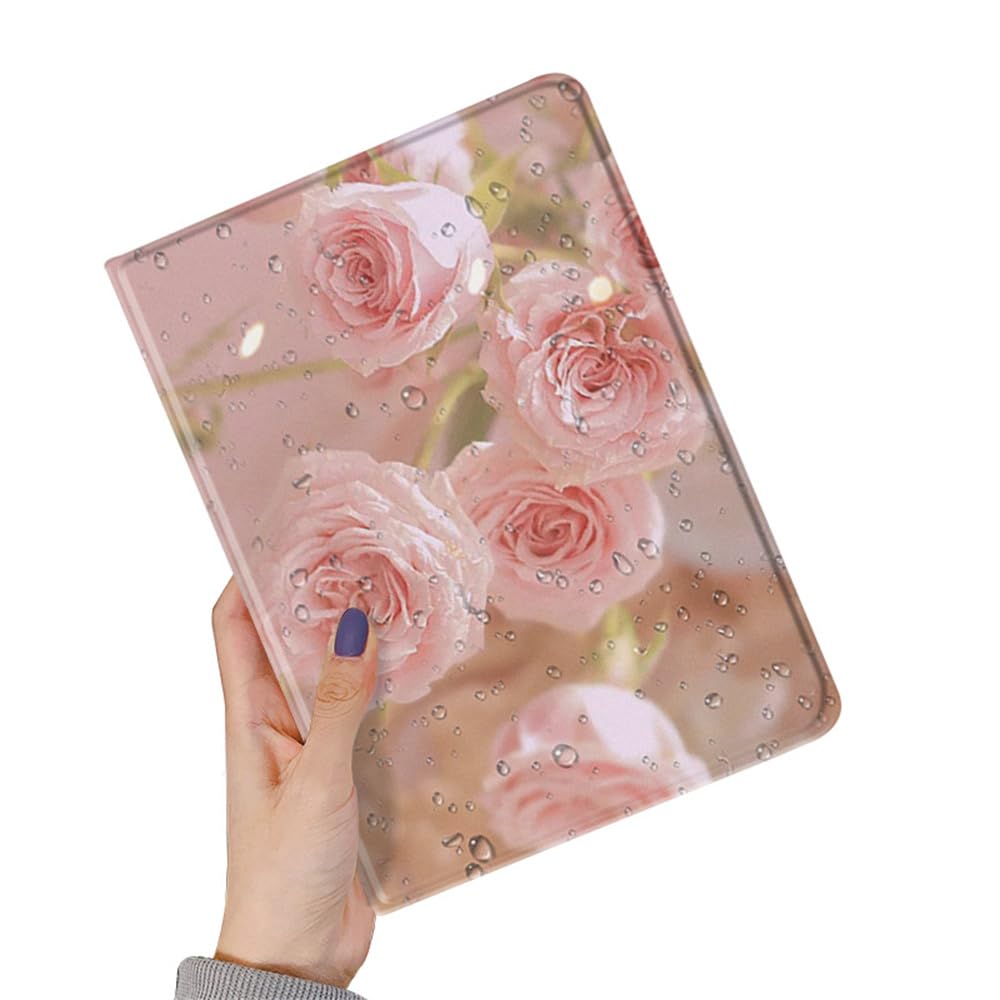 kaidisen 花柄 対応 iPad 第6世代 第5世代 9.7インチ ケース iPadAir用 iPadAir2用 カバー 可愛い レディース 柄付き フラワー オートスリープ Apple Pencil 収納 ブック式 オリジナル 女性,Color 1