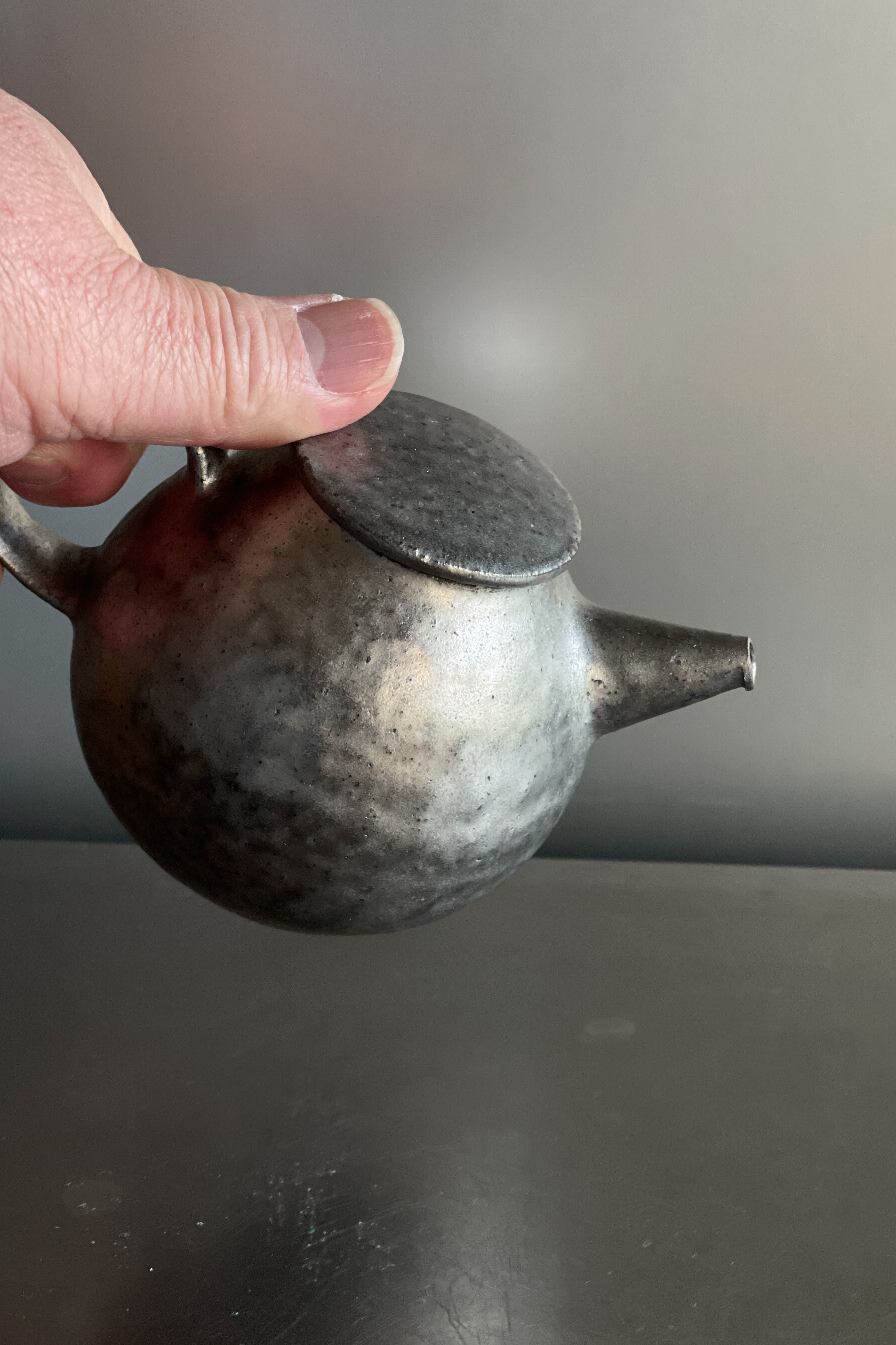 村上躍 急須 ポット 銀彩 200ml 村上躍 急須 ポット 銀彩 200ml 【公式