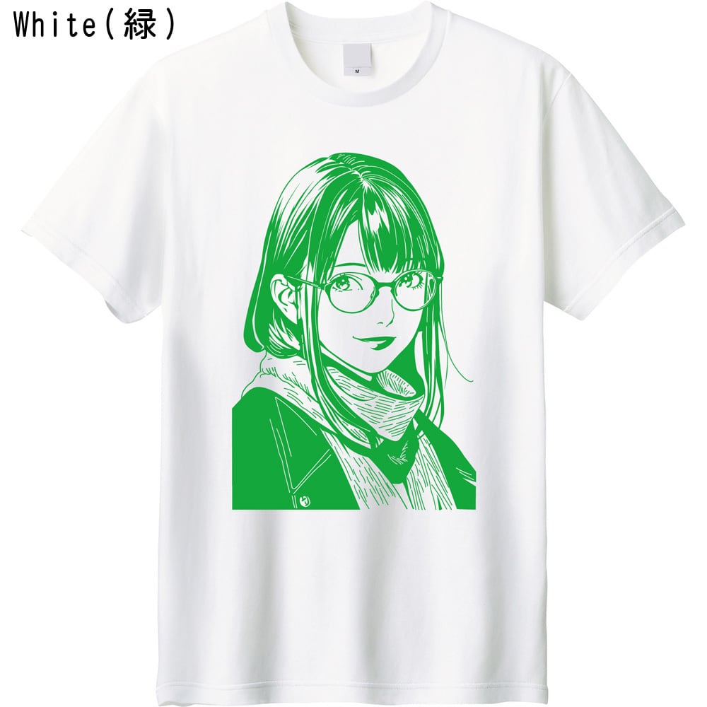全5色/XXL】アーバン・ラインアート シティガール プリントTシャツ