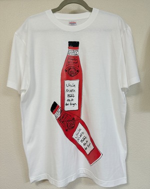 一点物！W ketchup White Tシャツ (トマト and Black) サイズL