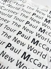 90s "PAUL McCARTNEY" WORLD TOUR Tee MADE IN USA Size XL