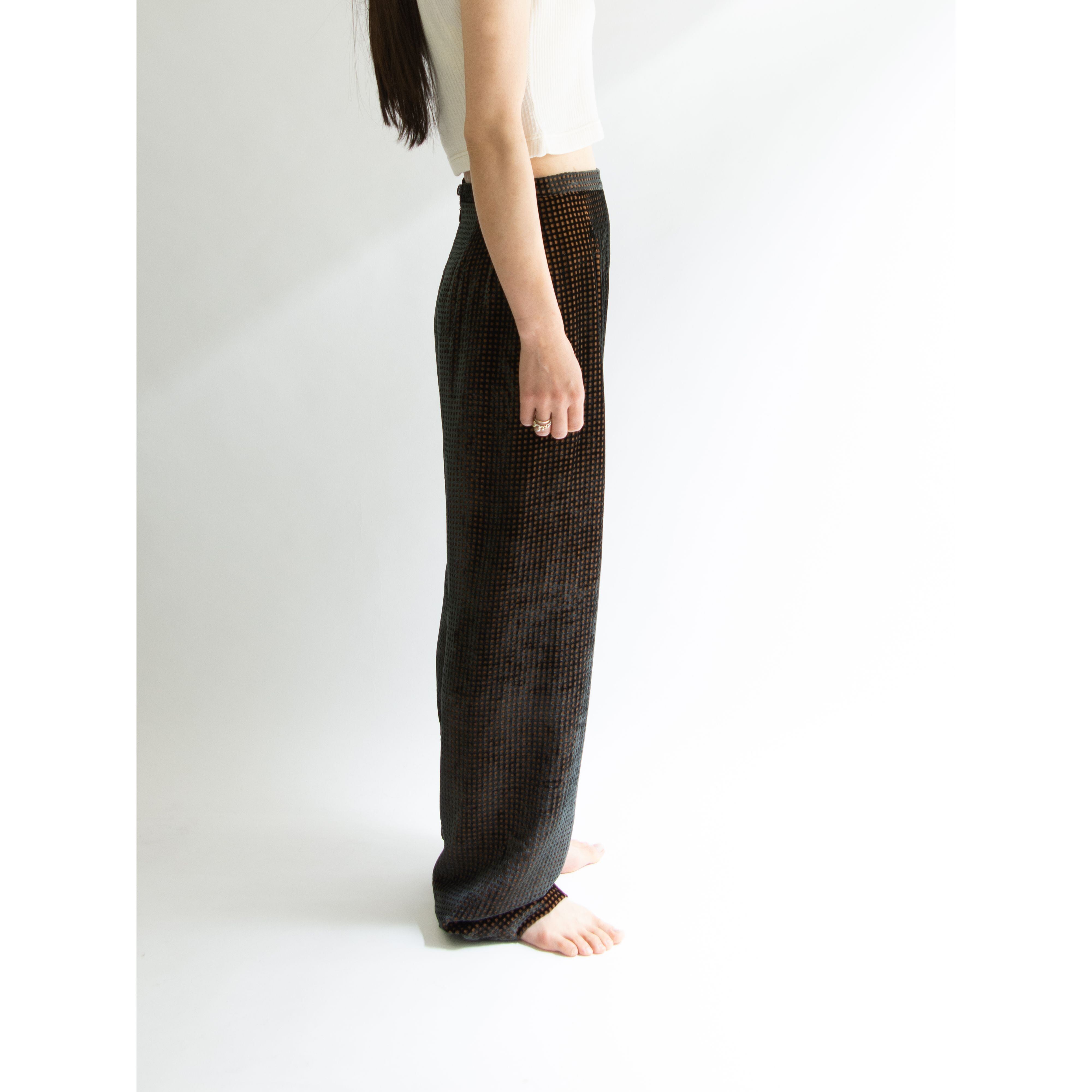 【GIORGIO ARMANI】Made in Italy Velour Jersey Pants（ジョルジオアルマーニ イタリア製ベロアジャージパンツ）