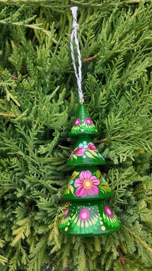 クリスマスデコレーション　クリスマスツリー1点のみ（ティモシェンコ作）