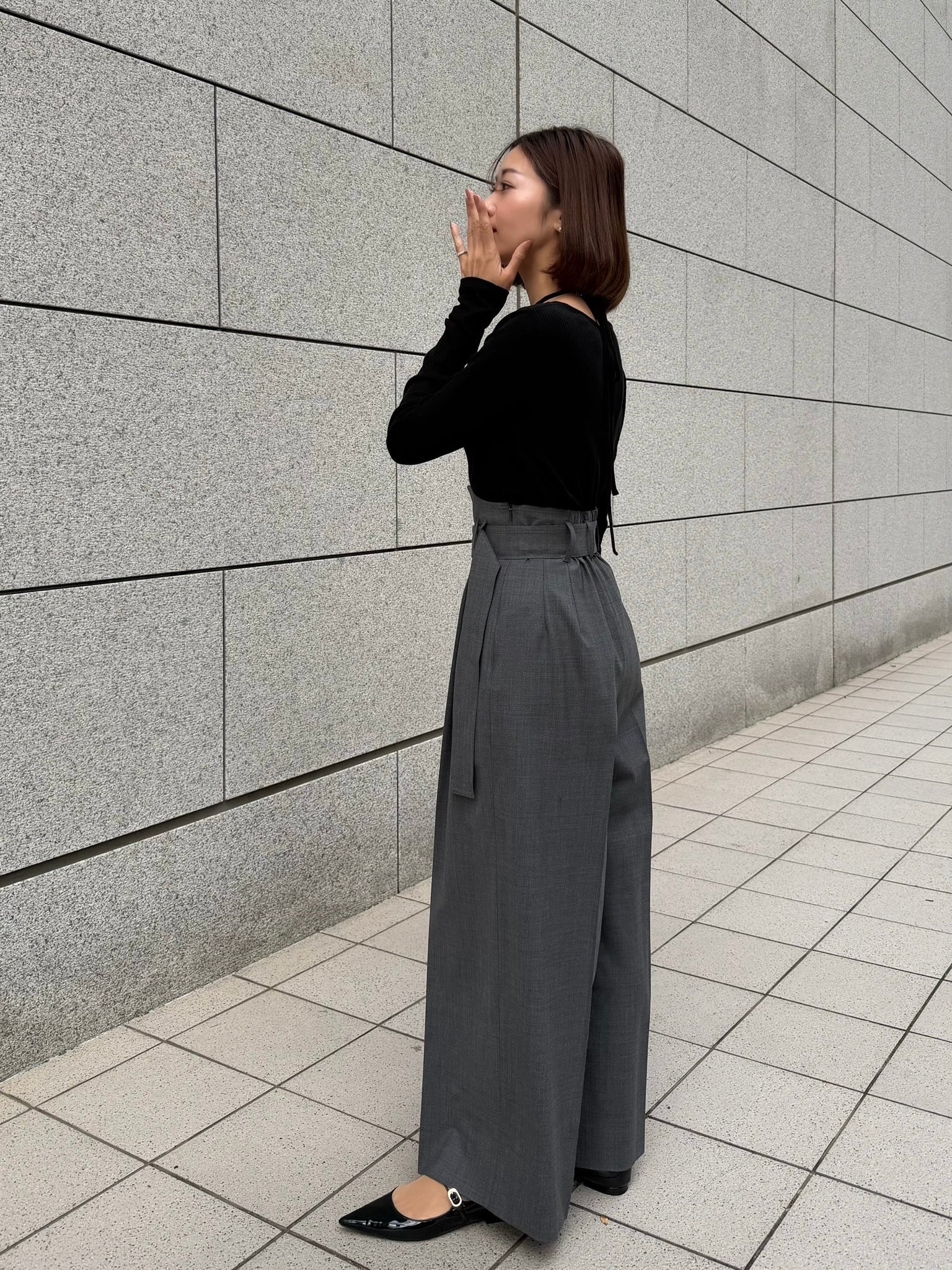 予約】duck pants / gray (2月下旬発送予定) | HYEON