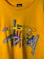 00's Old Stussy Print T-Shirt【M】