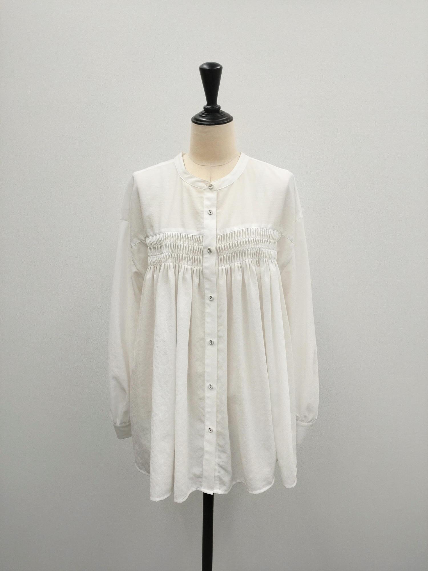 【SAMPLE SALE】スモッキングデザインエアリーブラウス