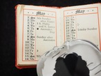 1932年のミニチュアスケジュール手帳(折れ、書き込みあり) 画像13